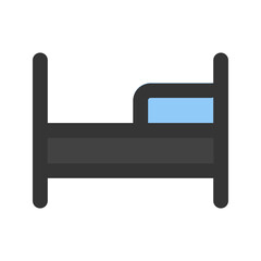 medical room line color icon