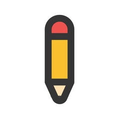 pencil line color icon