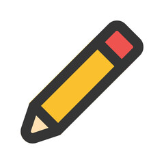 pencil line color icon
