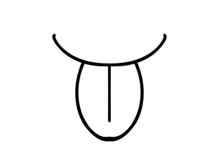 あっかんべーのイラスト素材