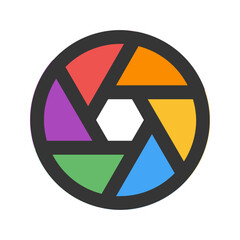 shutter line color icon