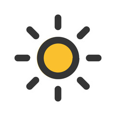 sun line color icon