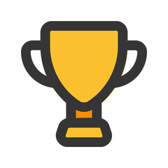 trophy line color icon