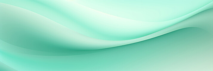 Abstract digital background with waves, light mint color