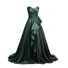 Naklejka premium Beautiful dress isolated on white