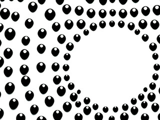 circle black dots on a white background in high resolution on black and white color, Crisp lines, Outstanding layout, illustration, wallpaper.