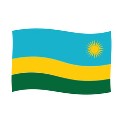 National flag of Rwanda