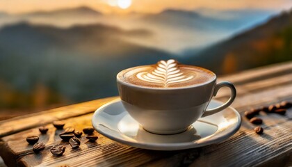 cup of coffee with chocolate - obrazy, fototapety, plakaty
