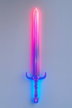 3D rendered illustration of a a sword