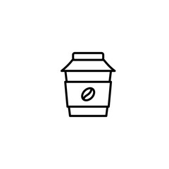Coffee Menu Line Icon