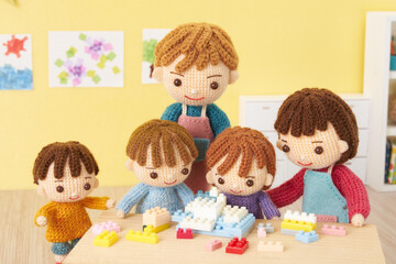 Fototapeta premium あみぐるみ人形 幼稚園