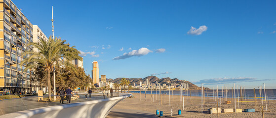 Benidrom, Spain -January 6 2024 