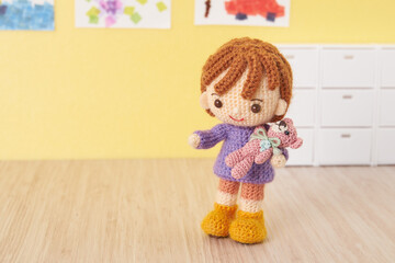 あみぐるみ人形　幼稚園