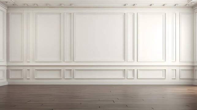 Blank white wall with no ornaments.