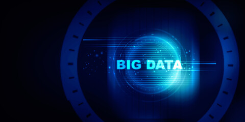 2d rendering illustration abstract Big data 