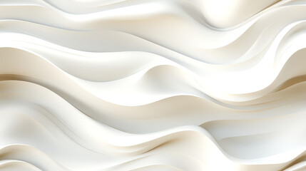 Wave white silk fabric with some smooth.