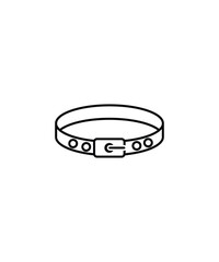 belt icon, vector best line icon.