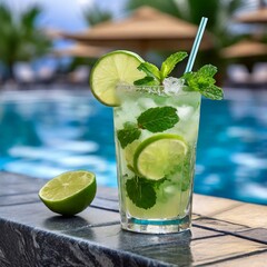 Cocktail in the bar