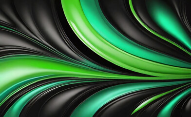 El fondo negro y verde oscuro es claro con el degradado es la superficie con plantillas de textura metálica, líneas suaves, degradado tecnológico, fondo diagonal abstracto, negro plateado, elegante.