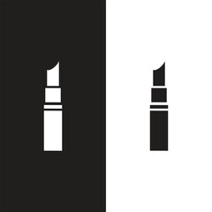 Lipstick icon. Cosmetic sign. Women's things element. vector illustration
