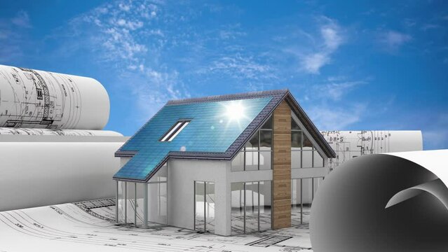 Construction planning: solar supply system