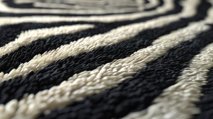 Foto op Canvas background, extreme macro shot of Zebra Stripes texture, minimalist beauty, moody lighting, photorealistic accuracy, perfect curves © Moonfu