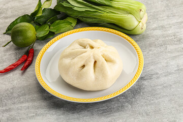 Chinese steamed bun Dim sum