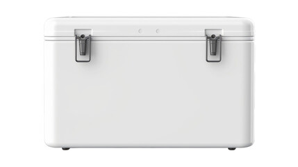 Cooler box isolated on transparent a white background