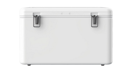 Cooler box isolated on transparent a white background