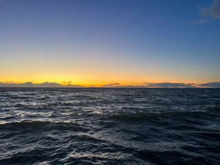 Obraz premium sunset over the sea