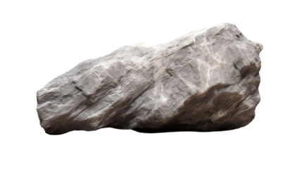 Stone isolated on transparent a white background