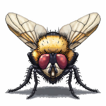 A funny meme fly game character image as logo