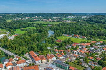 Altenmarkt an der Alz im Luftbild