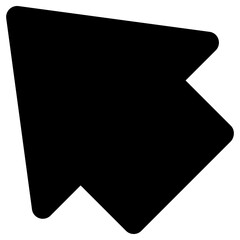 up left icon, simple vector design