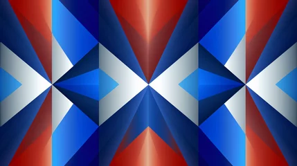 Foto op Plexiglas Geometric pattern in the colors of the national © Tariq