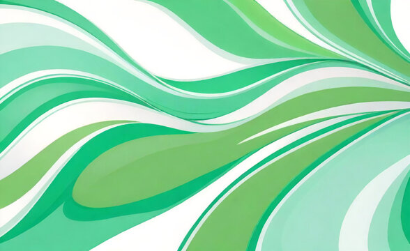 Fondo de pintura acuarela abstracta de color verde azulado y verde con textura l&iacute;quida para fondo, pancarta