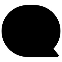 Fototapeta na wymiar bubble icon, simple vector design