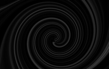 Abstract Black background with gray rotating circles