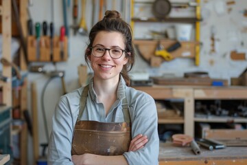 Women in Woodworking A Monthly Celebration of Women in the Trades Generative AI