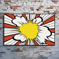 comic panel explosion