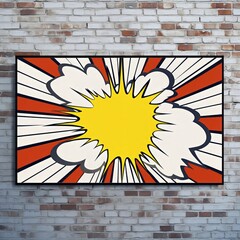 comic panel explosion