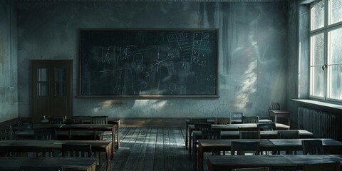 Chalkboard Classroom A Teacher's Dream Generative AI