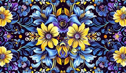 Flower Power A Vibrant Blend of Monthly Events and Trendy Floral Designs Generative AI