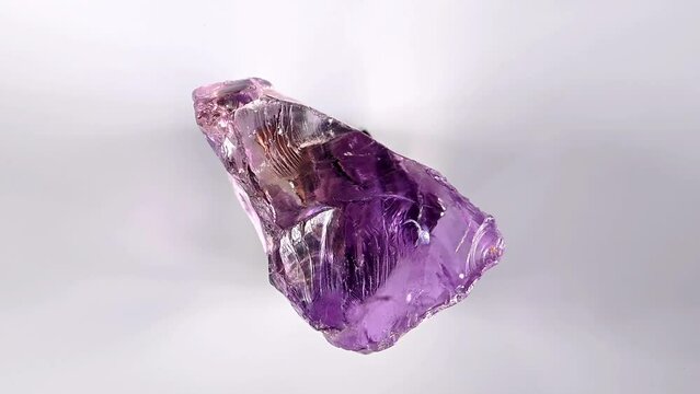 Ametrine (form of quartz - mixture of amethyst and citrine) sometimes known as trystine or boliviante	