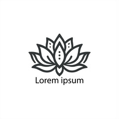 a yoga logo on whit backgrund