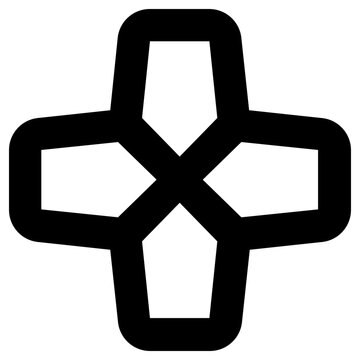 d pad icon, simple vector design