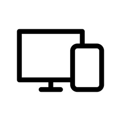 computer line icon