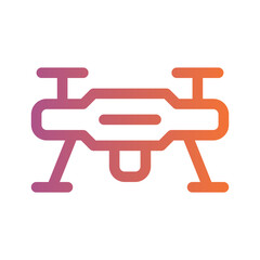 drone gradient icon