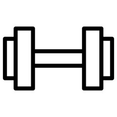 fitness center icon, simple vector design