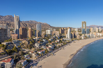 Benidorm, Spain -January 8 2024 